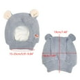 thumbnail image 3 of Cartoon Bear Ear Knit Hat for Dogs Lovely Small Dog Costume Hat for Birthday Party Dogs Hat Cat Props, 3 of 11