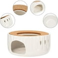 thumbnail image 3 of Ceramic Teapot Warmer Holder Base Tea Warmer Insulation Base Tea Coffee Water Warmer Candle, 3 of 4