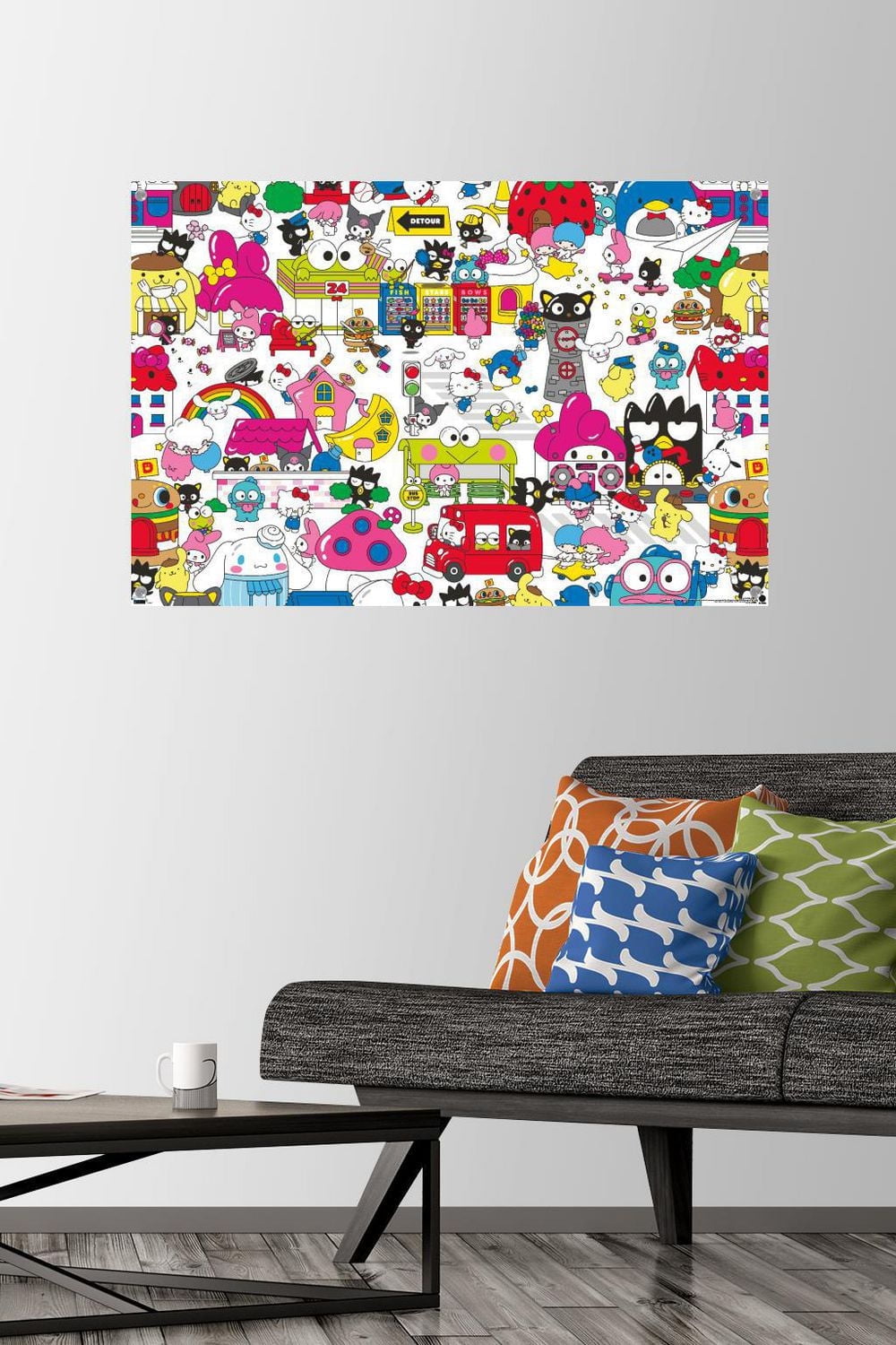 Hello Kitty and Friends: Hello - Group Wall Poster, 22.375" x 34"