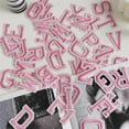thumbnail image 4 of Scheam 72 Pcs Pink Varsity Iron-on Letters Alphabet A-Z Embroidered Patches Embroidered Numbers 0-9 Applique DIY Crafts Sewing Repair Patches for Clothing Hats Shoes Bags, 4 of 7