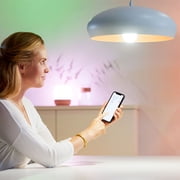 Wiz 40W Equivalent Color Changing B12 Candelabra Dimmable Smart LED Decorative Light Bulb
