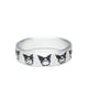 thumbnail image 4 of Anillo de plata de personaje de dibujos animados Kawaii HelloKitty Melody Cinnamoroll, anillo de pareja ajustable, accesorios de Anime Sanrio, regalo de cumpleaños, 4 of 4