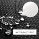 thumbnail image 4 of Juego de cortinas de ducha bohemias con ganchos, cortinas de ducha en blanco y negro, cortinas de ducha de tela de estilo rústico, geométricas, nórdicas, bohemias, elegantes, modernas, con borlas, 4 of 8