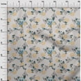 thumbnail image 3 of oneOone Velvet Light Gray Fabric Conversational Print Sewing Craft Projects Fabric Prints By Yard 58 Inch Wide, 3 of 4