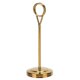 thumbnail image 1 of Soporte para número de mesa de acero inoxidable, duradero, resistente a la decoloración, ligero, clip para fotos para hotel, restaurante, 15,5 cm, dorado, 1 of 10