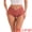 Rust Red, variant on DARING DIVA Women's Underwear Mid Waisted Hollow Out Breathable Panties L Black