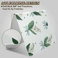 thumbnail image 4 of Blue Bows Tie on Flowers Foldable Binder Folder Clipboard with Pen Slot Double Clips A4 Size File Storage, 4 of 8