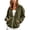 Army Green, variant on Women's Velour Hooded Jacket Long Sleeve Hoodies Coats Full Zip Up Outerwear Soft Warm Velvet Jacket with Pockets (Blue)