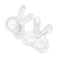 thumbnail image 2 of Unique Bargains 1 Set Contact Lens Case Cute Rabbit Lens Storage Case White, 2 of 5