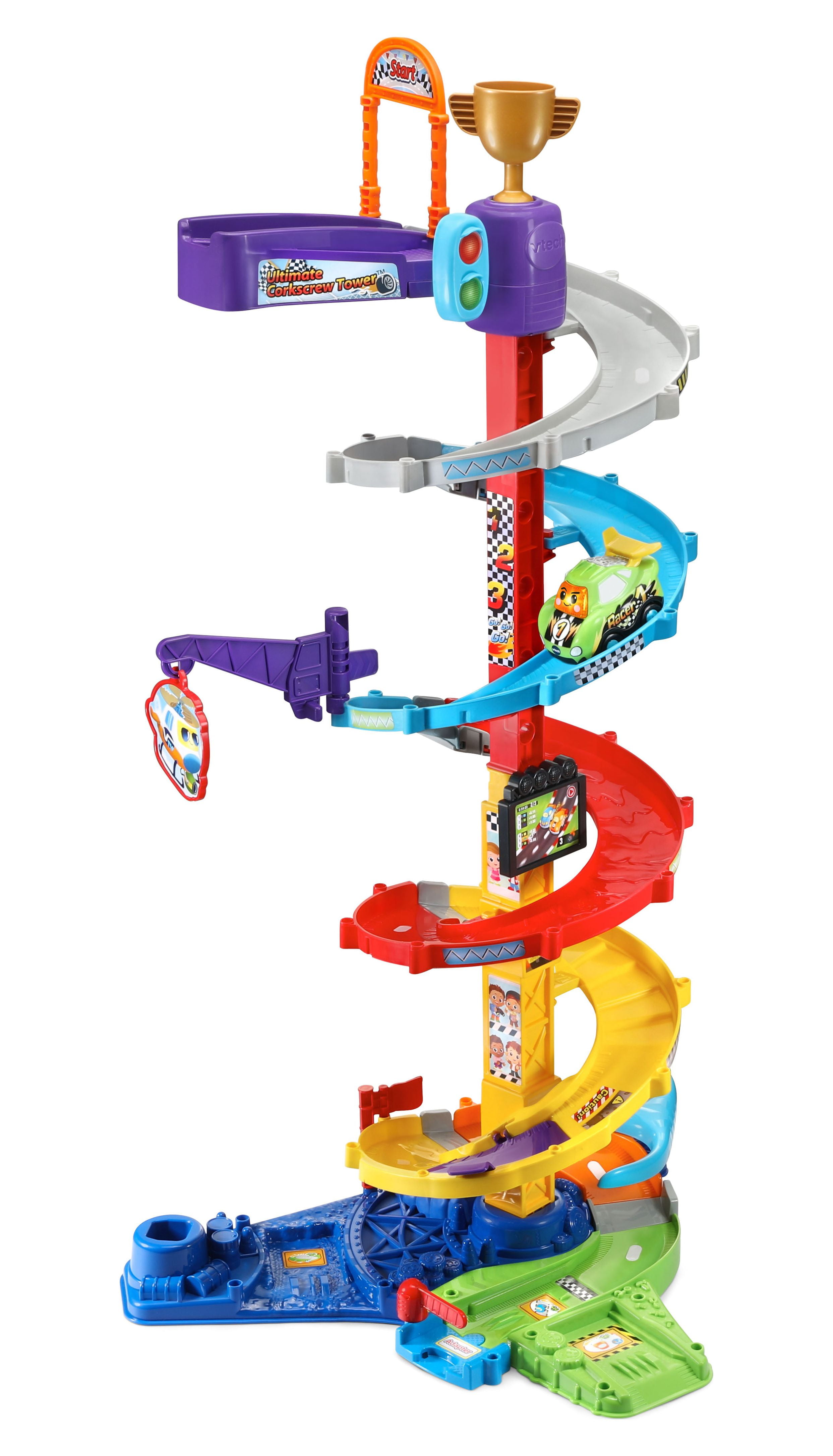 VTech® Go! Go! Smart Wheels® Ultimate Corkscrew Tower, Trackset for Kids, 3+ feet of Play