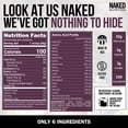 thumbnail image 6 of NAKED nutrition Clear Naked Whey Isolate Protein Powder, Grape Flavor, Iso Protein Powder, No Gmos Or Artificial Sweeteners, Gluten-Free, Soy-Free - 30 Servings, 6 of 6