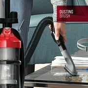 Dirt Devil Bagless Upright Vacuum, Endura Lite Compact, Powerful Pick-ups, Multisurface, with CleanPath Technology, Extension Wand, Crevice Tool & Dusting Brush, and Easy Empty Dirt Cup, UD20121, Red
