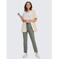 thumbnail image 3 of CRZ YOGA 4-Way Stretch Workout Pants for Women 27" Casual 7/8 Sweatpants Joggers with Pockets, 3 of 5