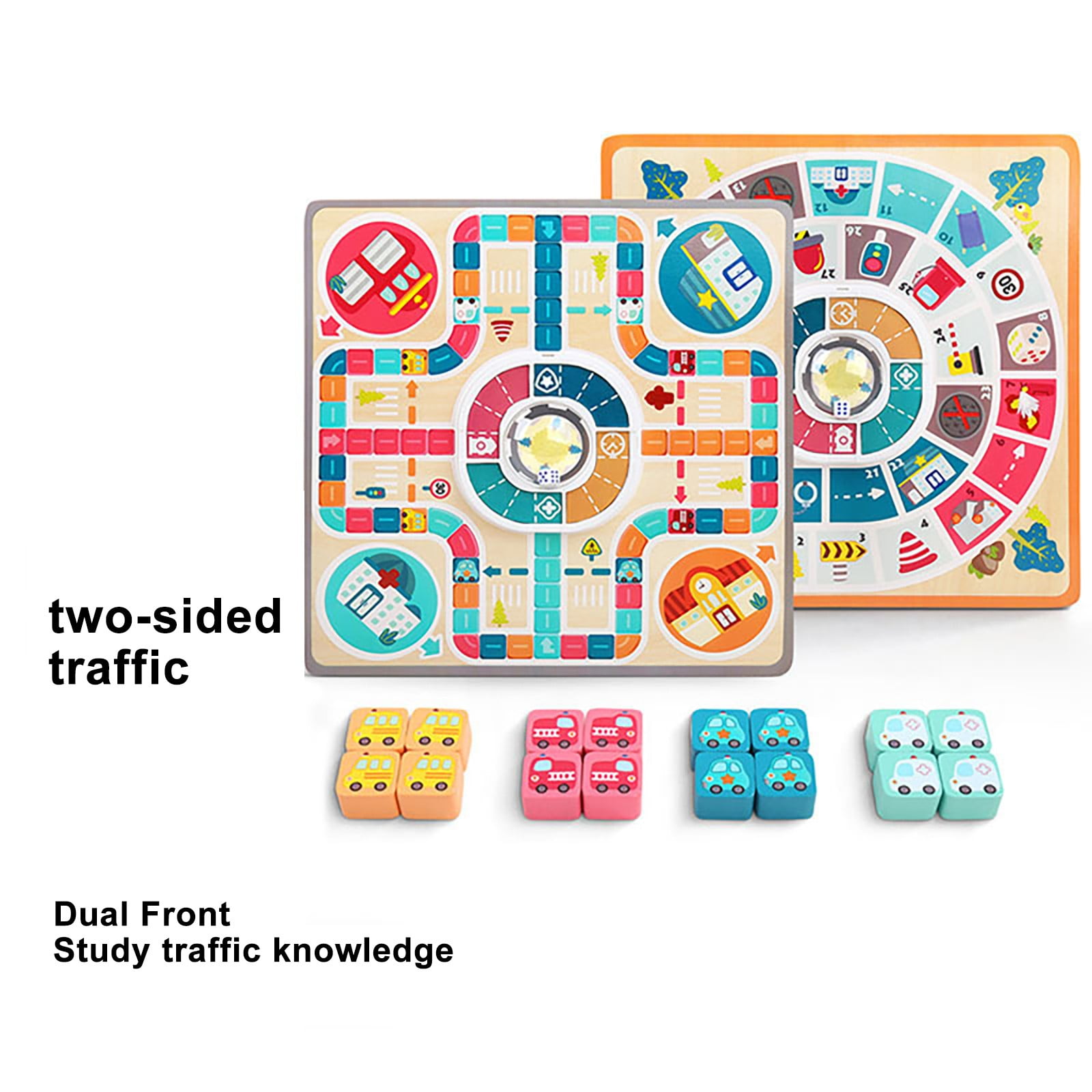 ZZwxWA Flash Deals Wooden Board Games for Kids 2-in-1 Flying