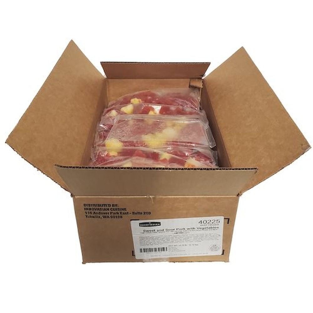 Innovasian Cuisine Sweet and Sour Pork with Vegetable, 5.25 Pound -- 3 per case