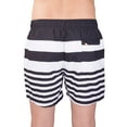 thumbnail image 2 of Youloveit Striped Swim Trunks for Men, Quick Dry Mens Boardshorts, Mens Bathing Suits with Mesh Lining, 2 of 7