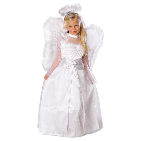 Rubies Rosebud Angel Costume with Wings for Kids Girls Small