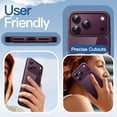 thumbnail image 7 of JETech Clear Back Bumper Case for iPhone 18 Pro Max |Solid Color Matte TPU Frame, Shockproof (Dark Cherry), 7 of 7