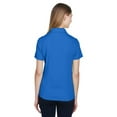 thumbnail image 2 of North End 78632 Women's Recycled Polyester Performance Pique Polo-Light Nautical Blue-XS, 2 of 3