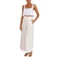 thumbnail image 1 of VISgogo Pantalones de Pierna Ancha con Volantes para Mujer, Pantalones de Color Sólido de Cintura Alta Sueltos Casuales de Verano VISgogo  moda, 1 of 9