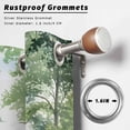 thumbnail image 2 of Outdoor Curtains for Patio Waterproof, Colorful Floral Spring Outdoor Privacy Panels Grommet, Daisy Green Forest Pastoral Blackout Outside Curtains for Porch/Cabana/Pergola/Gazebo 54"x84", 1 Panel, 2 of 8