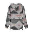 thumbnail image 5 of YUEHUA Women's Aztec Print Pattern Hoodies Western Ethnic Half Zip Long Sleeve Pullover Hoodie Sweatshirt, 5 of 7