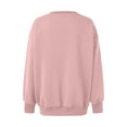 thumbnail image 4 of Women Sweatshirts Sweat Shirts Women Long Sleeve Pullover for Women Crewneck Sweatshirt Cute Fall Sweatshirts Womens Clothes Trendy, 4 of 5