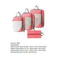 thumbnail image 2 of 4pcs/set Compression Packing Cubes Expandable Storage Travel Luggage Bags Organizer, 2 of 5
