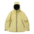 thumbnail image 2 of COSFO Solid Jacket for Men Zip Up Hooded Windbreaker with Pockets Hiking Loose Long Sleeve Casual Mens Coats, 2 of 7