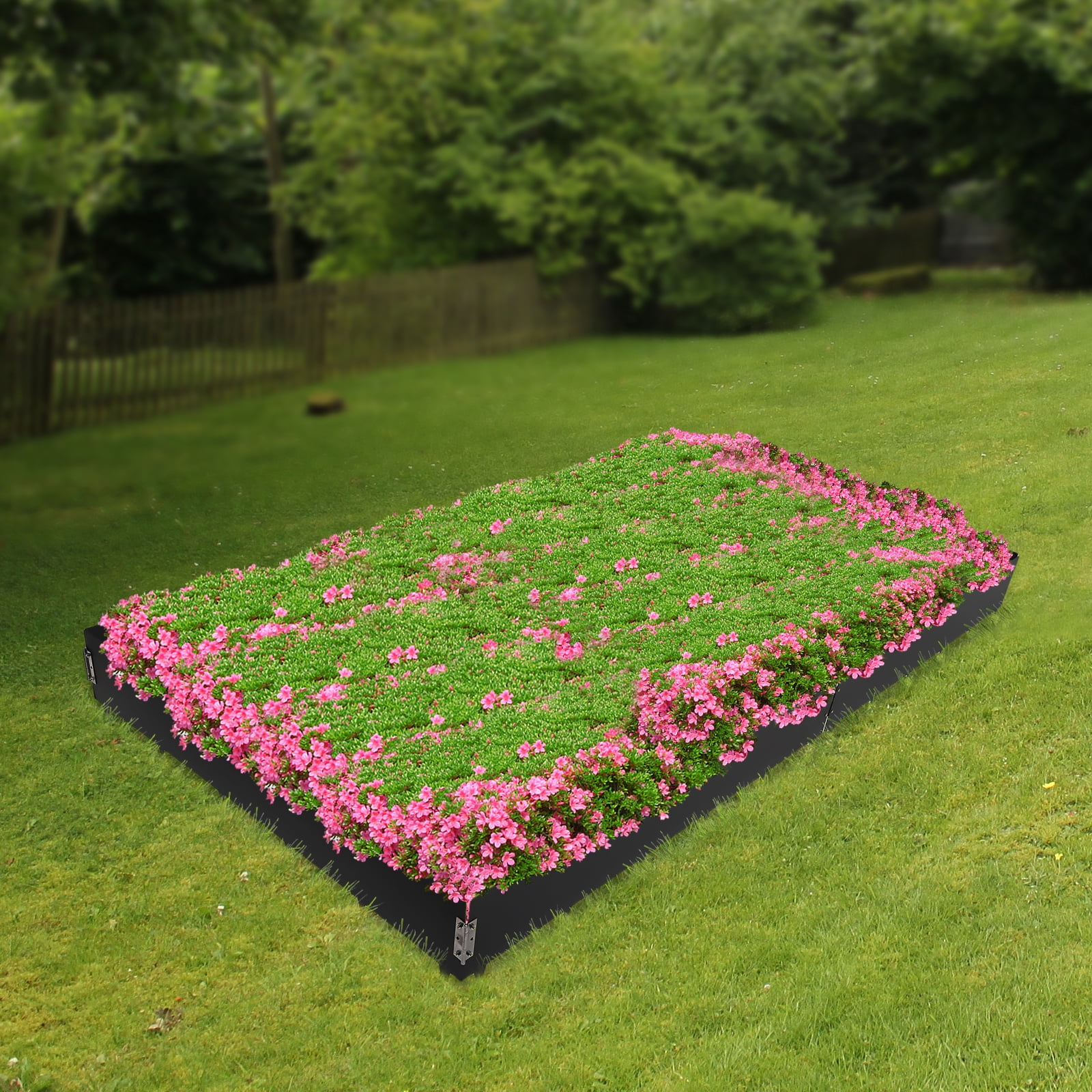 Steel Landscape Edging 6 Pack 40 inch Length, 8.46 inch Depth Steel Edging Border for Landscaping Lawn Garden Metal Edging