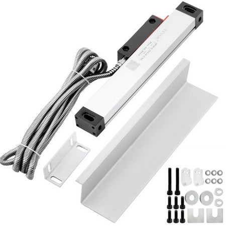 

VEVOR 1 Axis Lathe Linear Scale 150mm with Accuracy 0.0002 inch Optical Length Precision Linear Scale Aluminum Body for Mill Milling Lathe Machine with Accessories
