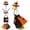 Style 34, variant on Hawaiian Porch Goose Outfit Summer Porch Goose Outfit Fits 23" Statue with Swimming Ring for Cement Yard Decor