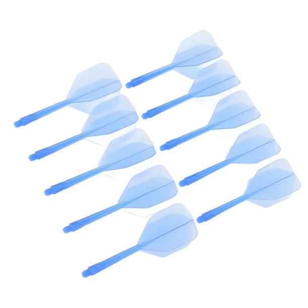 JUEGO DE DARDOS Y Plumas, 10 Piezas de Plástico de Una Pilza, Equilibrio, Auminar La Velocidad, reducir los Suministros de Equuos de Aire para Juegos de Dardos