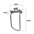 thumbnail image 4 of Bike Rear Derailleur Guard Rack Protector Cycling Aluminum Alloy Rear Derailleur Protective Guard Replacement for Shimano, 4 of 5