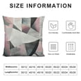 thumbnail image 5 of Nawypu Geometric Throw Pillow Covers Soft Modern Abstract Art Cushion Covers Pillow Cases For Couch Sofa Bedroom Car Retro Light Pink Grey Triangle Decorative Throw Pillowcases, 5 of 5
