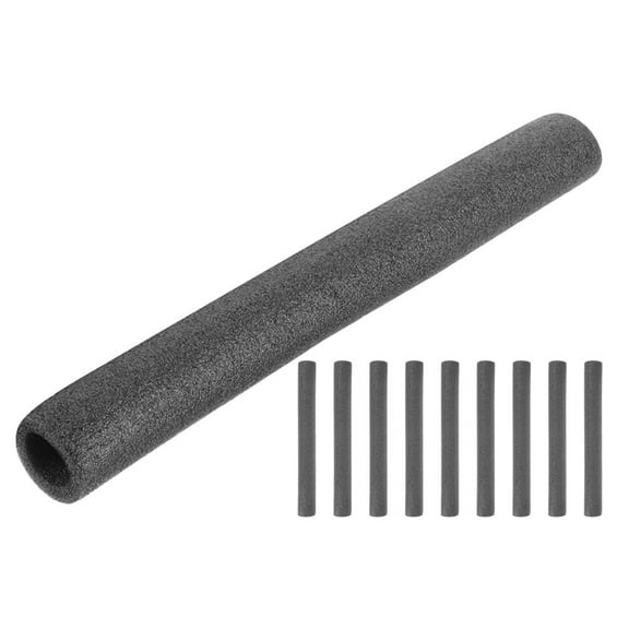 PAMINGONO Trampoline Pole Protectors 10Pcs Black Foam Cover Tubes 39.50X1.57X1.57In For Family Use