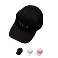 thumbnail image 4 of Guardurnaity Novedad de verano, gorra de béisbol para hombres y mujeres, gorra bordada, letras para jóvenes, eventos, equipo, sombrero para niñas, sombrero Sombreros Negro Guardurnaity PS6507-01, 4 of 6