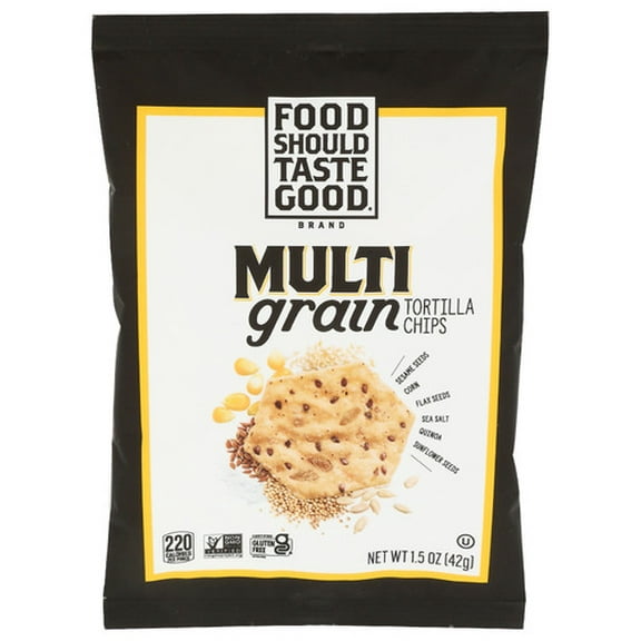 Food Should Taste Good Multigrain Tortilla Chips 1.5 oz (Pack of 24)
