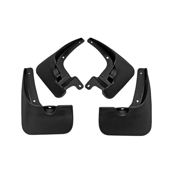 Mud Guards For Kia Rio 2006 2007 2008 2009 2010 2011 Accessories, Custom No Drilling Mudguards For Car Tire Protector, Front And Rear Splash Guards 4PCS-black