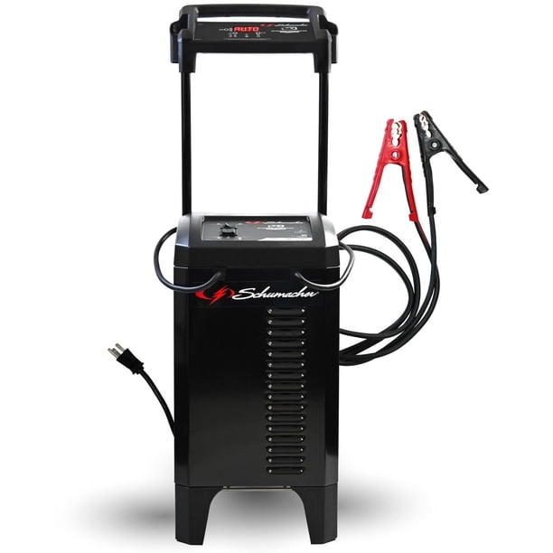 Schumacher SC1326 2/6/40/275A 6/12V - Cargador de batería con ruedas y arranque del motor