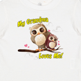 thumbnail image 4 of Inktastic My Grandma Loves Me Owl Boys or Girls Baby T-Shirt, 4 of 5