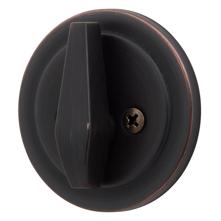 Brinks Single Cylinder Deadbolt, Tuscan Bronze photo 6