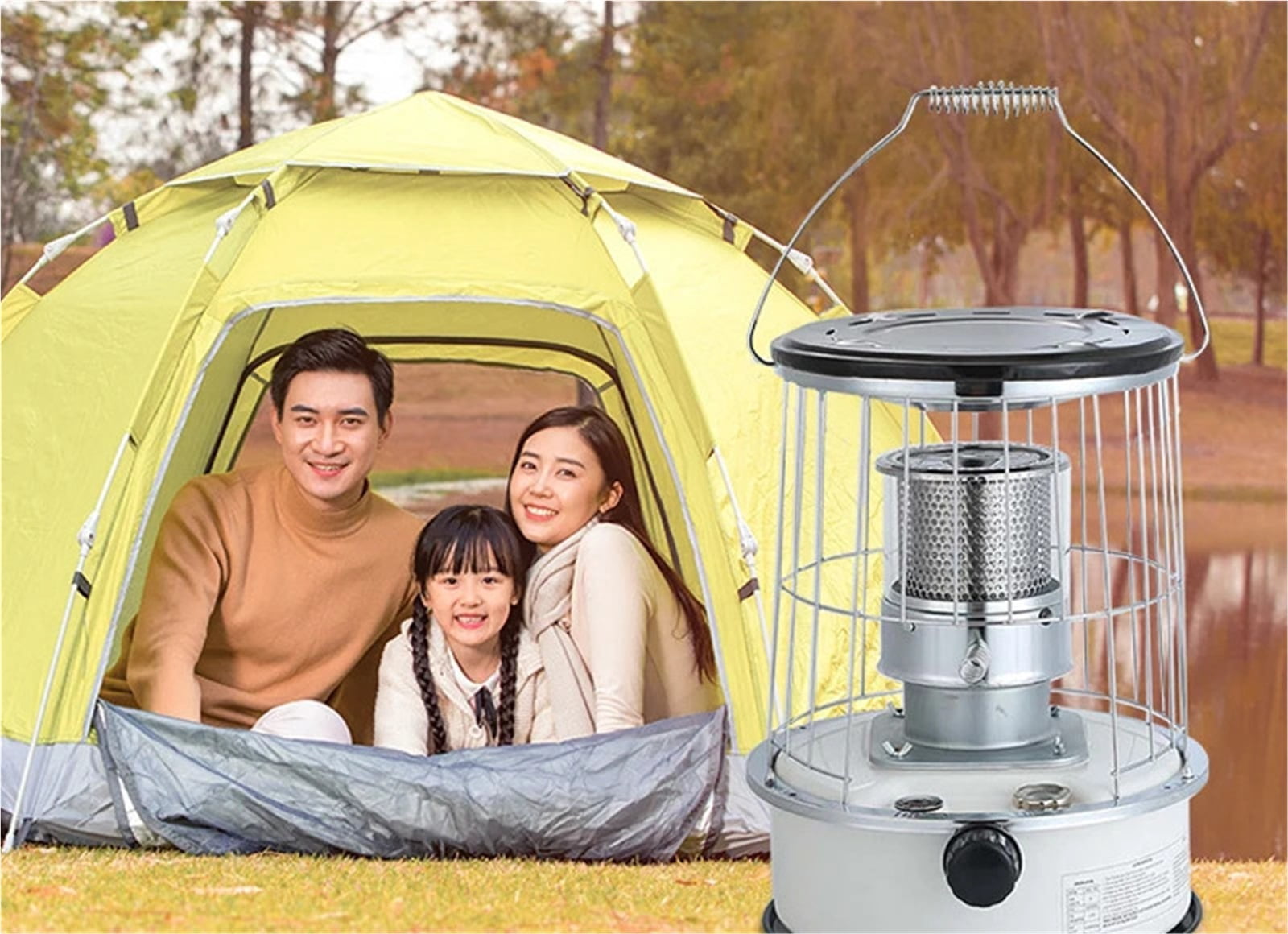Portable Oil Stove For Indoor And Outdoor Use Kerosene Heater With Gas Solar Power Source Camping Accessories ,Heating Fast