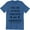 Blue, variant on There's A Fine Line Between Numerator And Denominator Funny Saying Men's T-Shirt