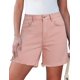 thumbnail image 1 of Pantalones cortos luvamia FLExclusive Jean para mujer de talle alto rosa, 1 of 6