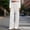 White, variant on Liuinsasek Women's Waffle Pattern Wide Leg Pants Fashion Casual Solid Color Drawstring Elastic Waist Comfy Loose Lounge Pants Winter style with Pockets