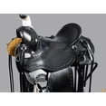 thumbnail image 2 of 15 In Western Horse Wade Saddle American Leather Ranch Roping Black Hilason, 2 of 8