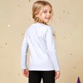 thumbnail image 5 of Kiijoy Girls Halloween Long Sleeve T Shirt Kids Cotton T-Shirt Top, White, Sizes 2-13, 5 of 7