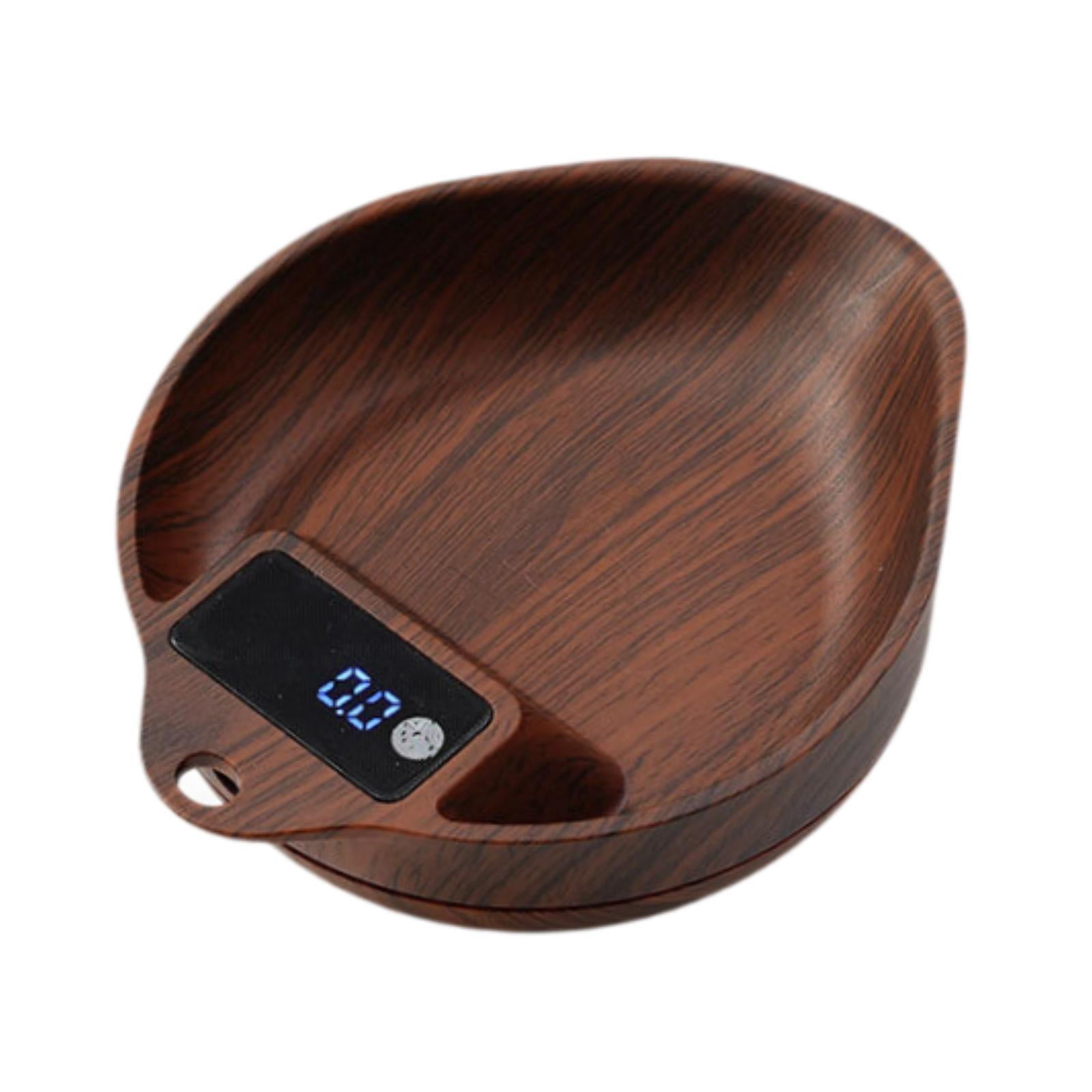 Fiocias Coffee Bean Scale Portable Baking Scales Professional, Non Slip Base, Electronic Brown