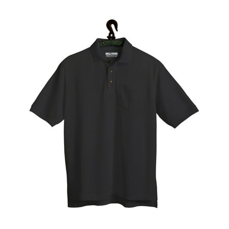 - Tri-Mountain Engineer 206 Pique Pocketed Golf Shirt, 2X-Large, Black